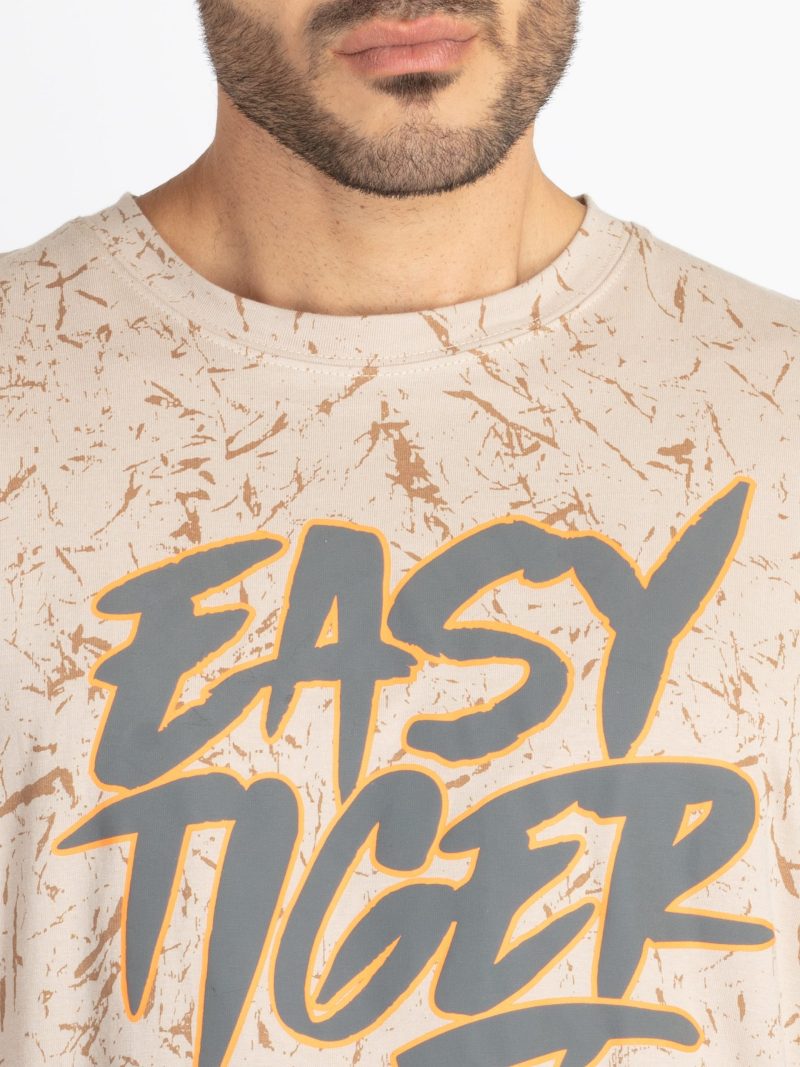 Status Quo Mens All Over Printed Oversized T-Shirt