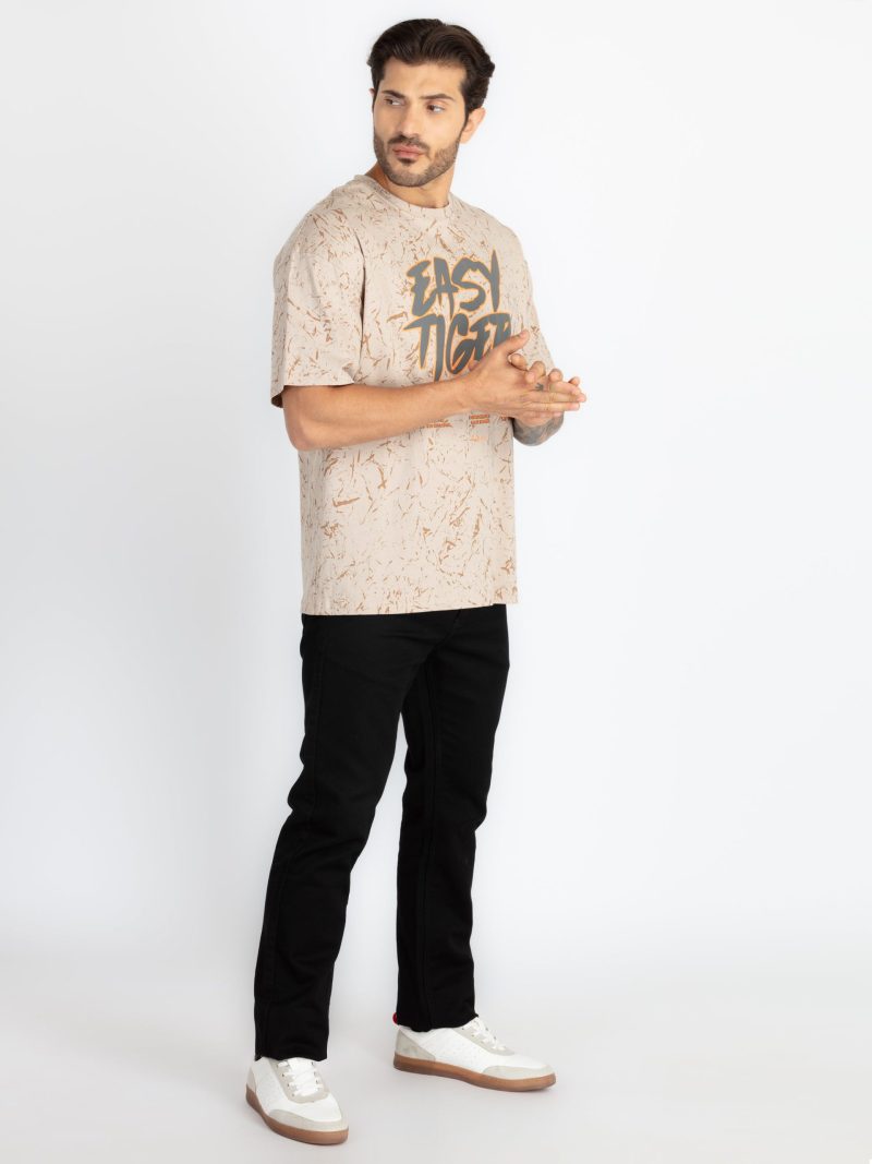 Status Quo Mens All Over Printed Oversized T-Shirt