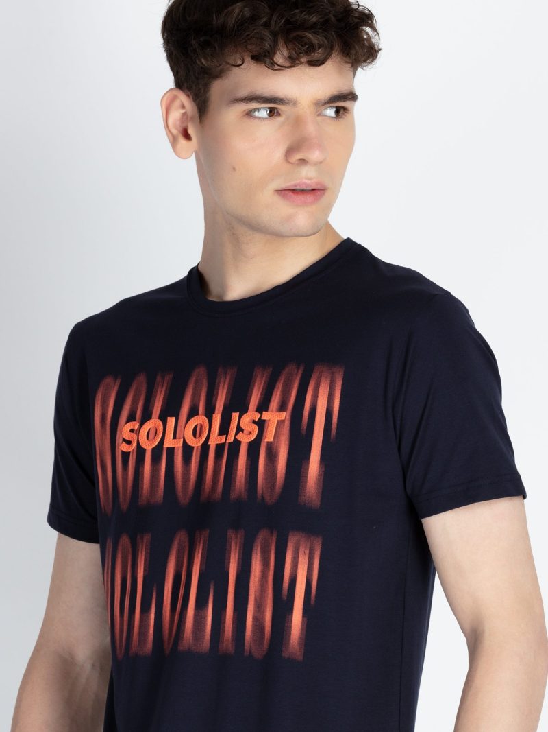 Mens All Over Printed Round Neck T-Shirt
