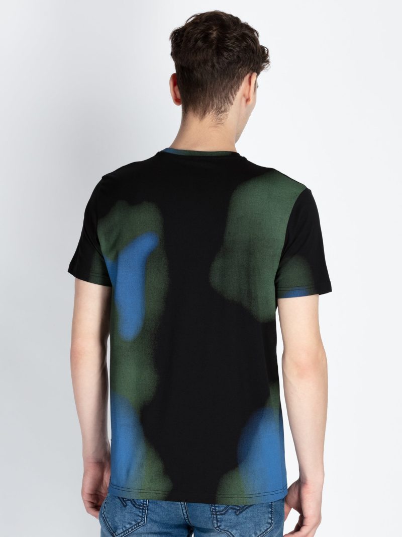 Mens All Over Printed Round Neck T-Shirt
