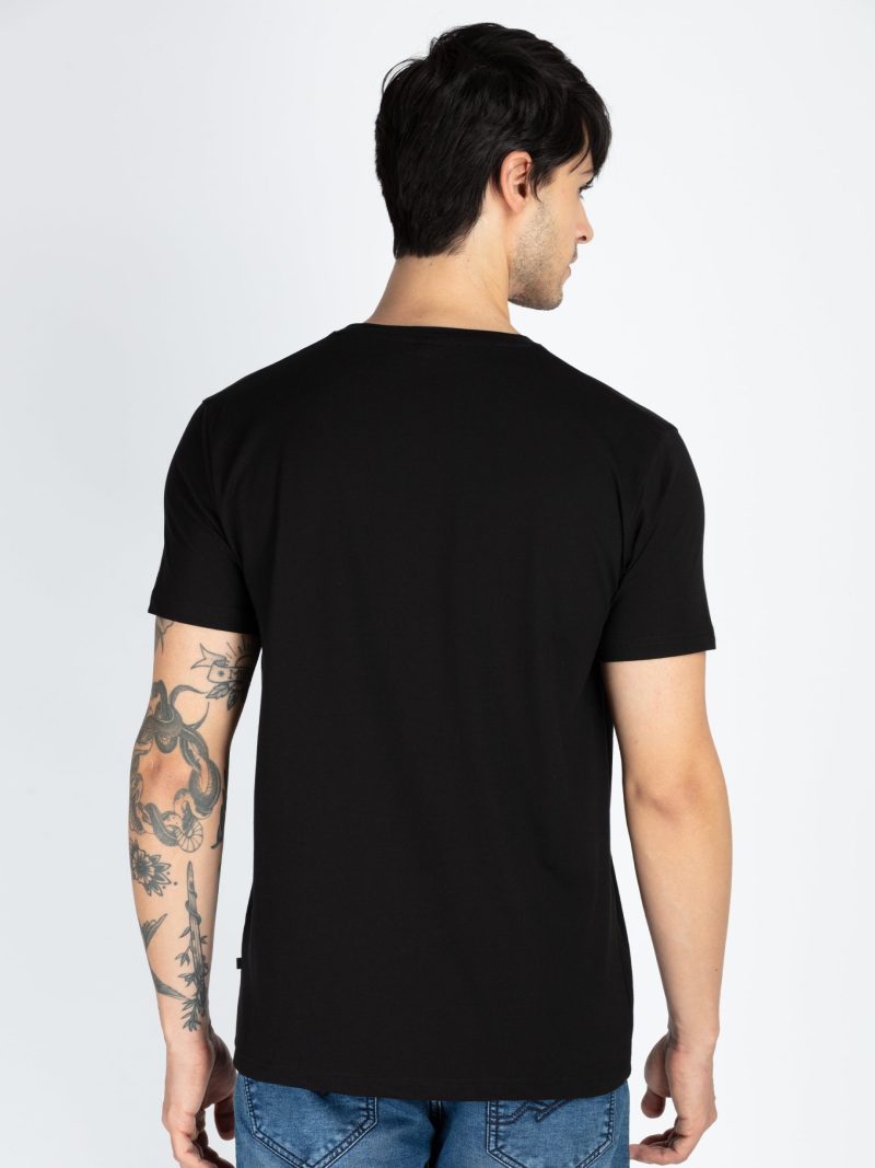 Mens Printed Round Neck T-Shirt