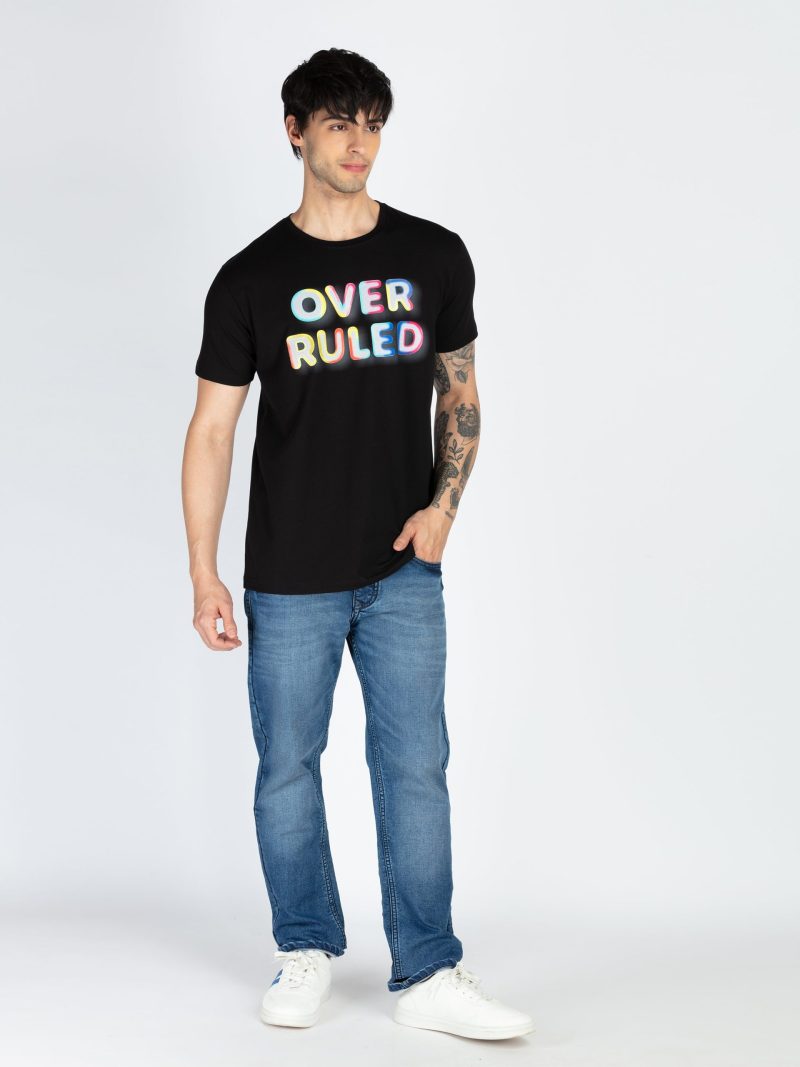 Mens Printed Round Neck T-Shirt