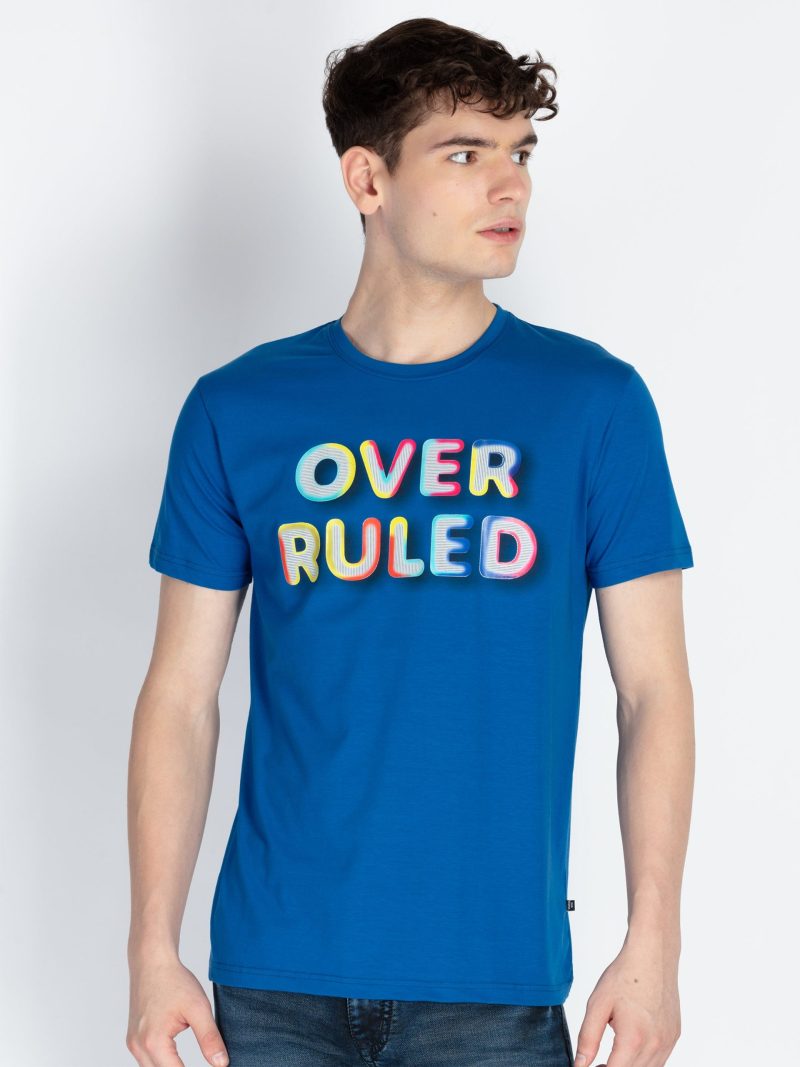 Mens Printed Round Neck T-Shirt