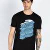 Mens Printed Round Neck T-Shirt