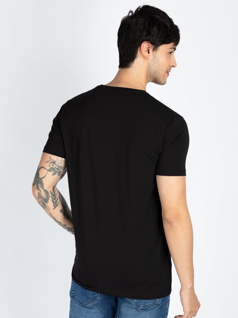 Mens Printed Round Neck T-Shirt