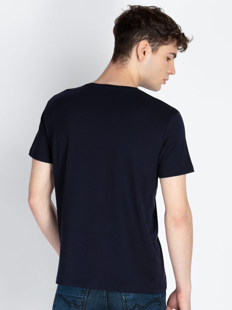 Mens Printed Round Neck T-Shirt