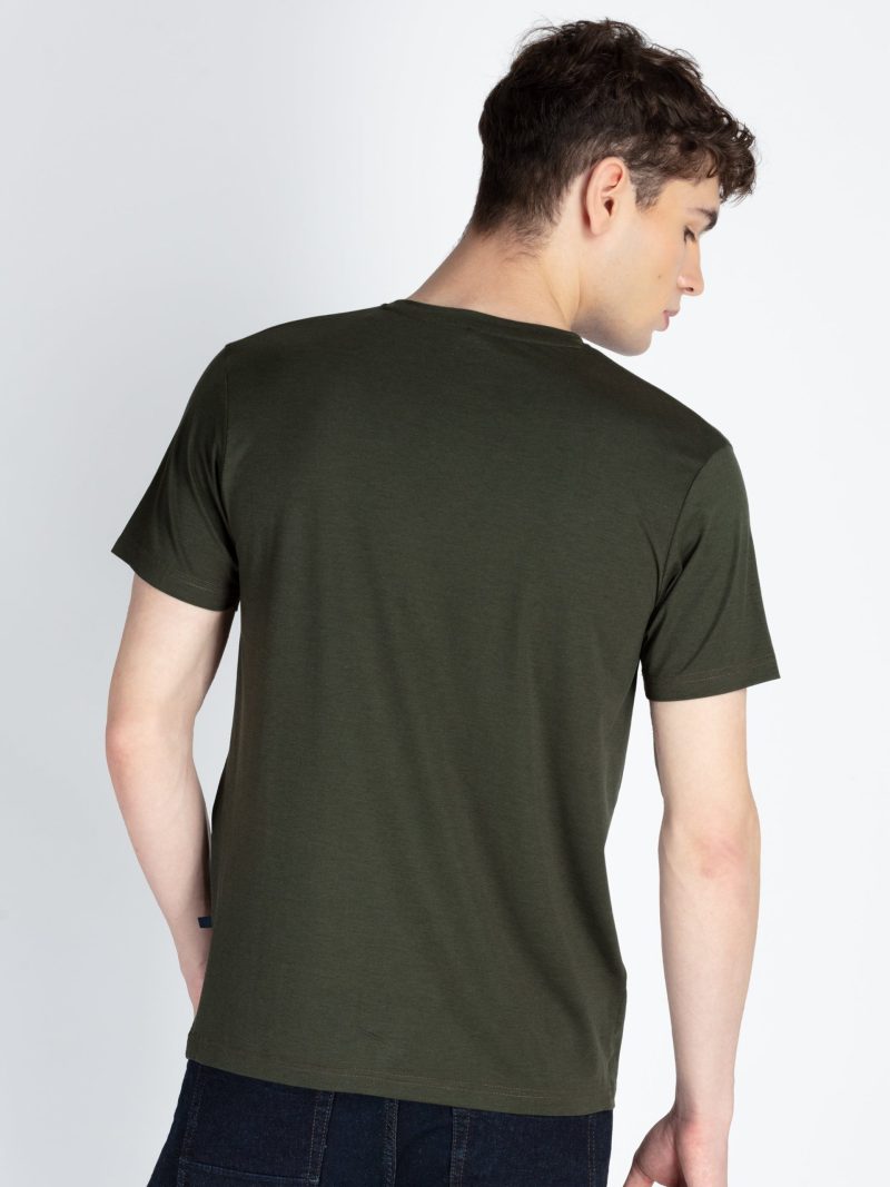 Mens Printed Round Neck T-Shirt