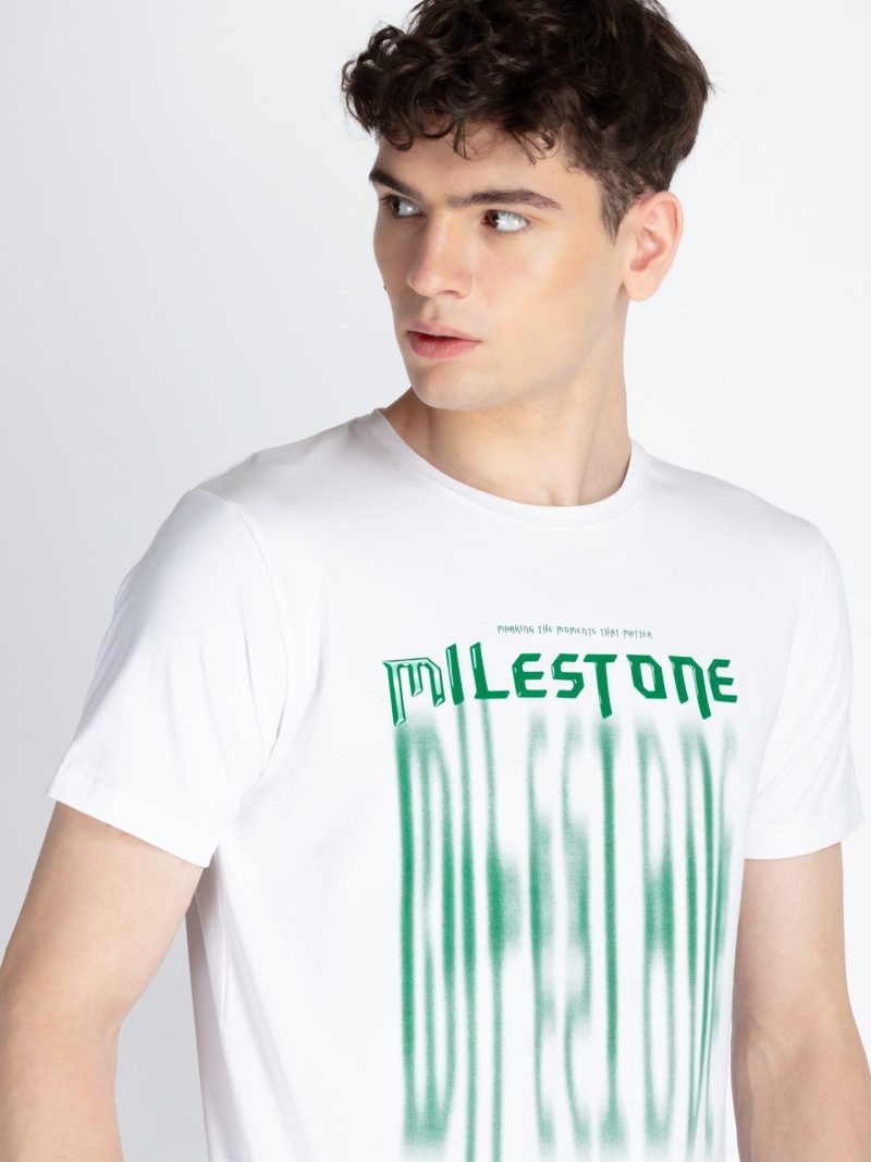 Mens Printed Round Neck T-Shirt