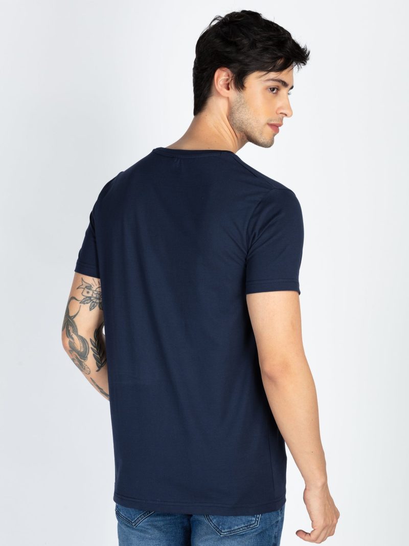 Mens Printed Round Neck T-Shirt