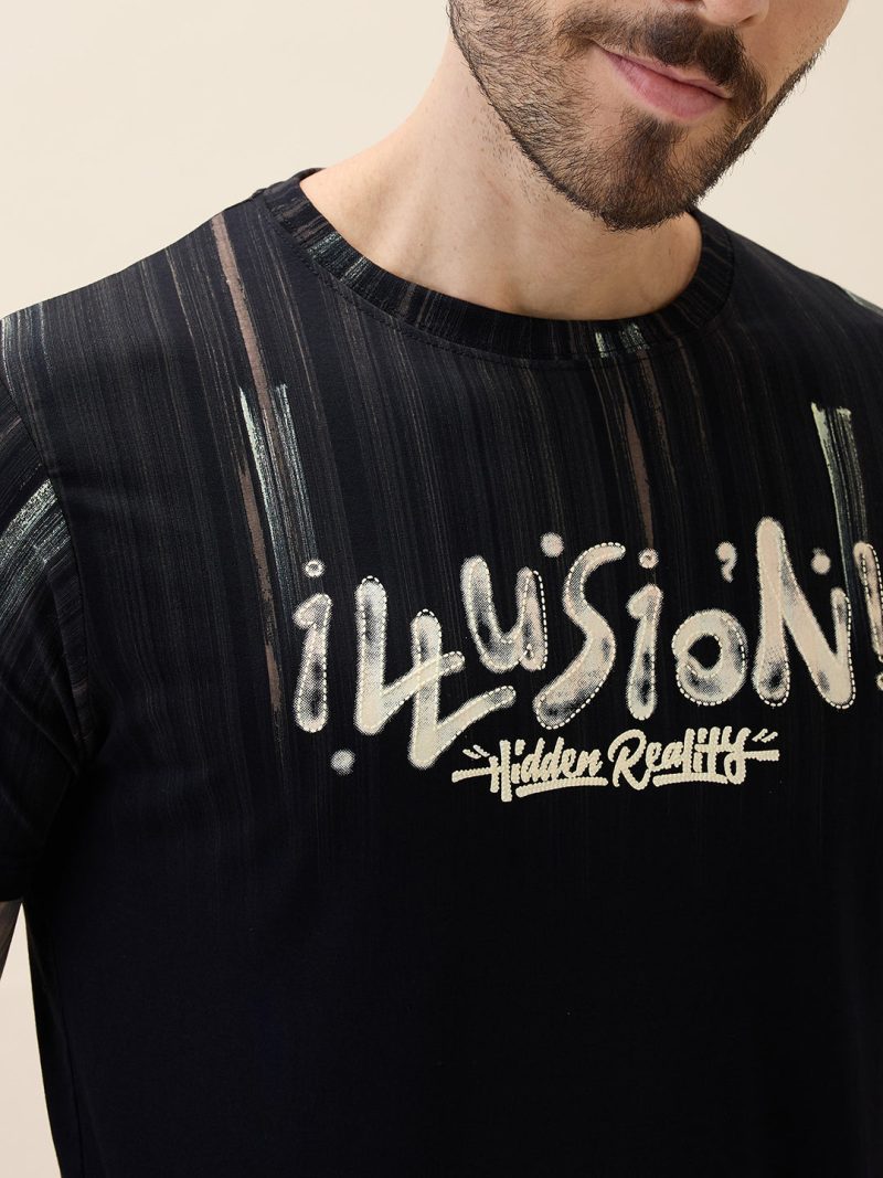 Status Quo Men'S Printed Round Neck Half Sleeves Regular Fit T-Shirt
Write A Review | Ask A Question