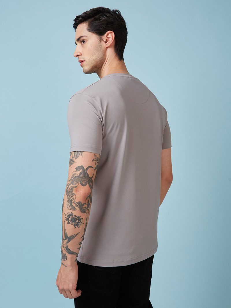 Status Quo Men'S Graphic Printed Round Neck Short Sleeves Regular Fit Tshirt