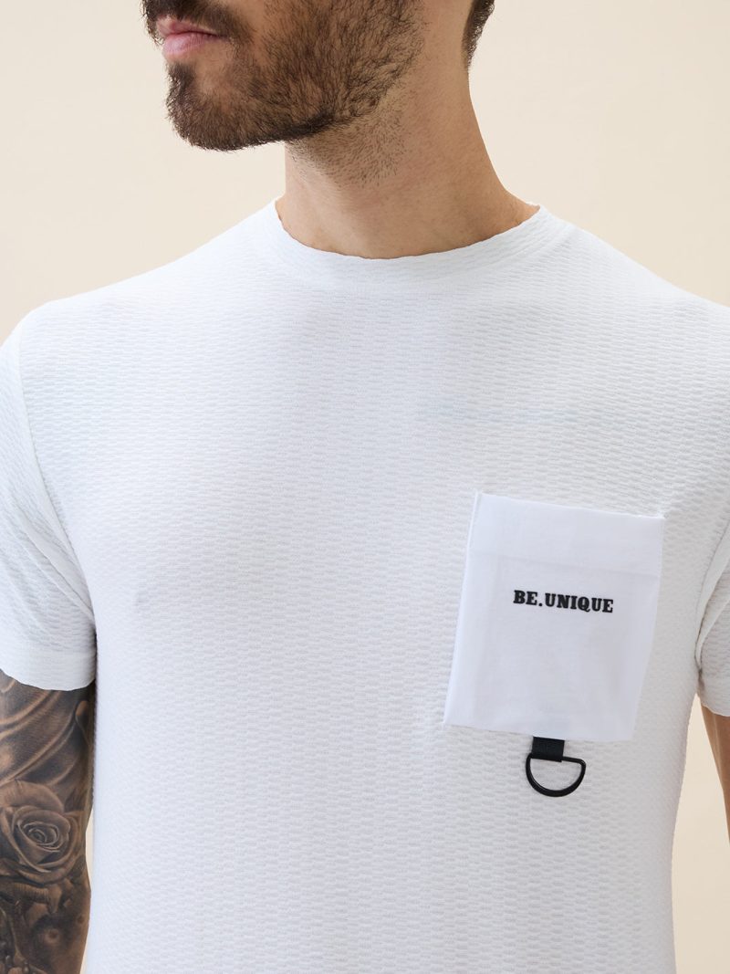 Status Quo Men'S Solid Round Neck Half Sleeves Regular Fit Tshirt