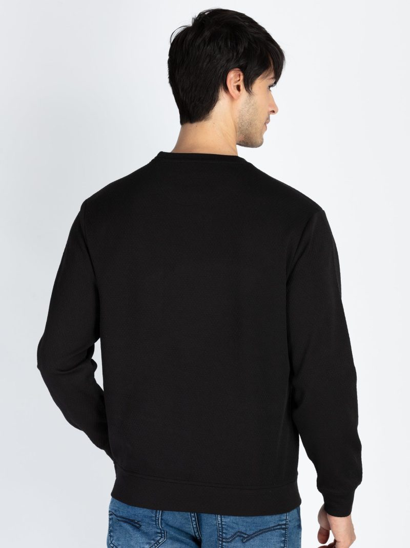 Mens Colorblocked Round Neck Full Sleeve T-Shirt