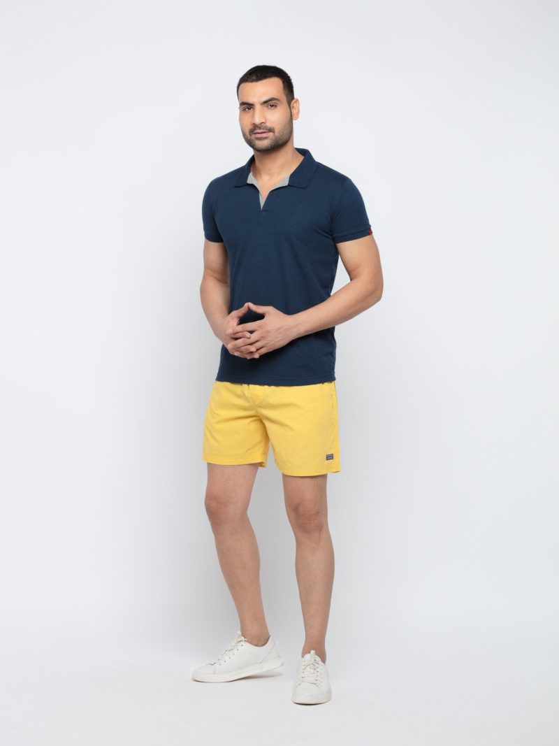 Status Quo Solid Regular Fit Shorts