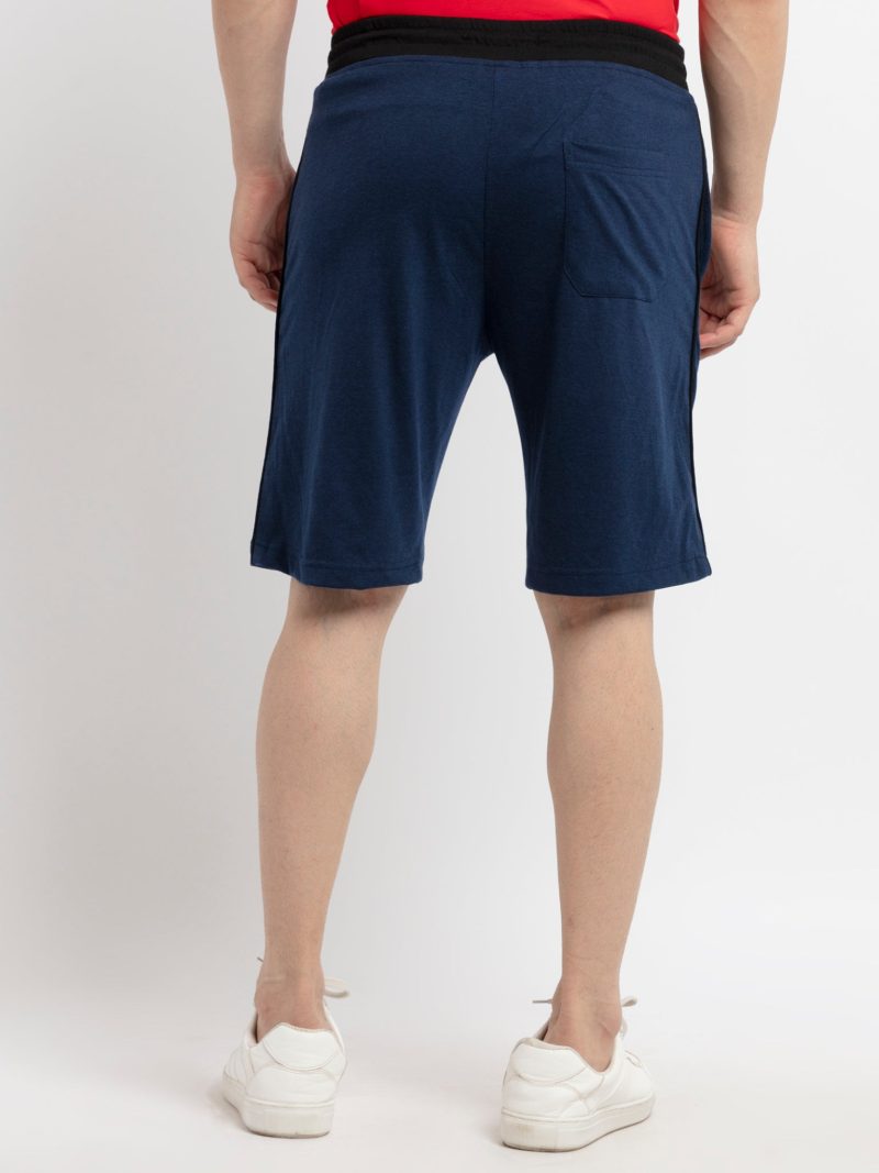 Status Quo Status Quo Men'S Solid Regular Fit Short With Logo