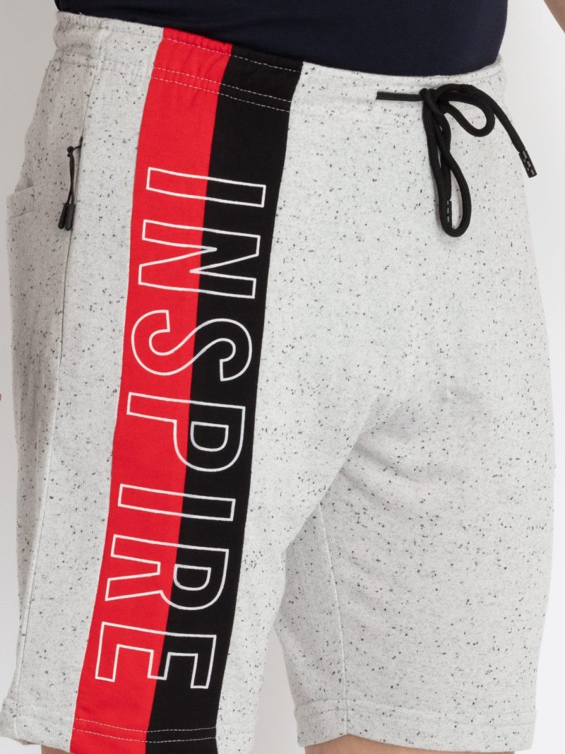 Status Quo Mens Printed Regular Fit Shorts