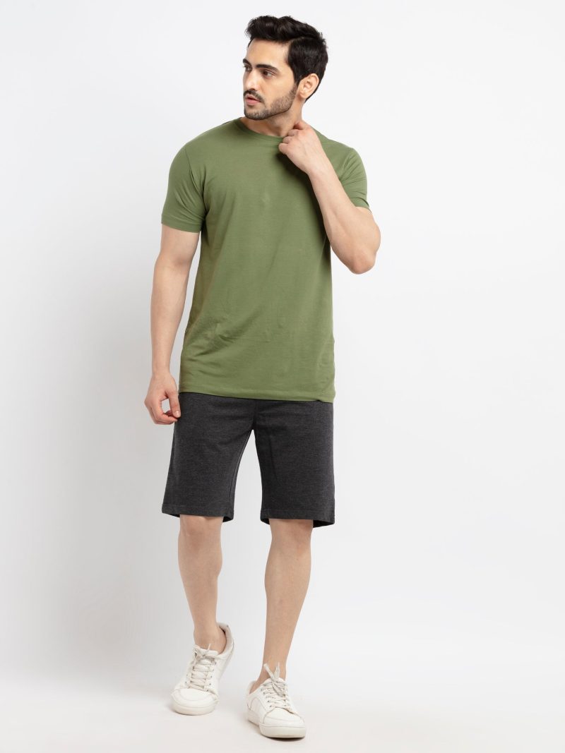 Status Quo Status Quo Men'S New Basic Solid Regular Fit Short