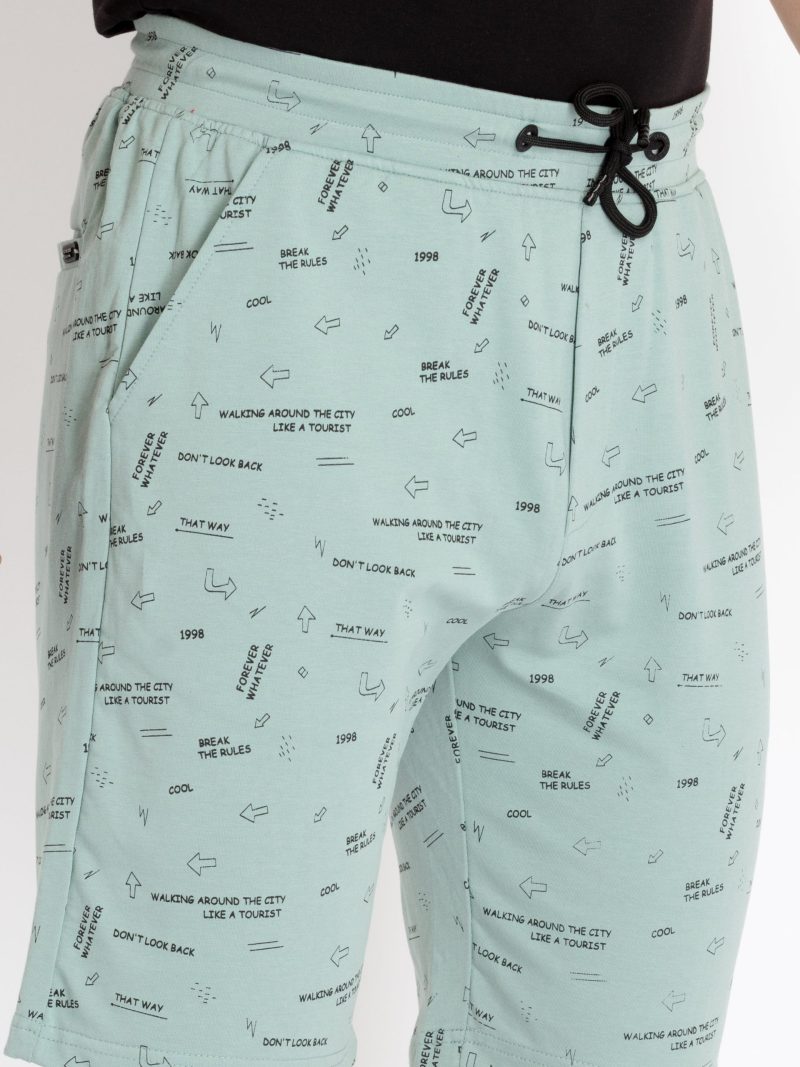 Status Quo Mens Solid Regular Fit Shorts