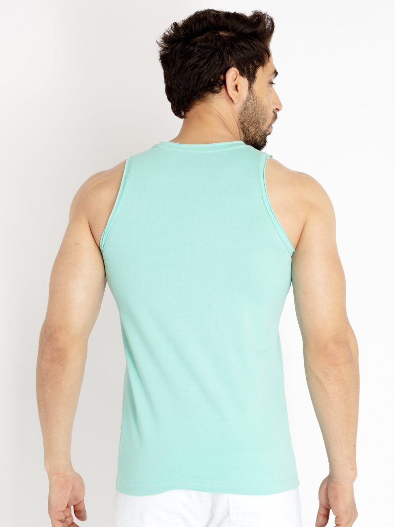 Mens Printed Sleeveless T-Shirt