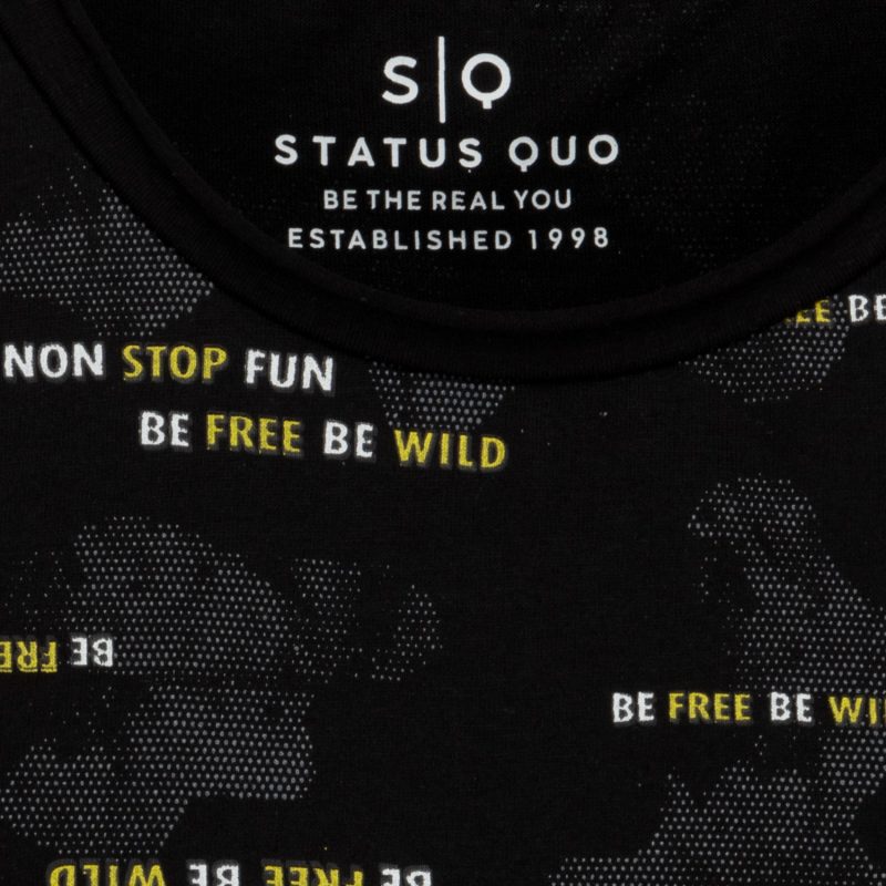 Boys All Over Printed Sleeveless T-Shirt