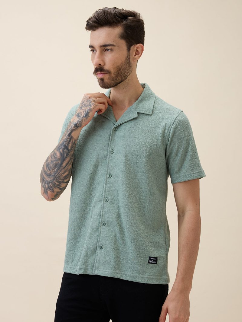 Status Quo Graphic Front Back Printed Regular Fit Tshirt