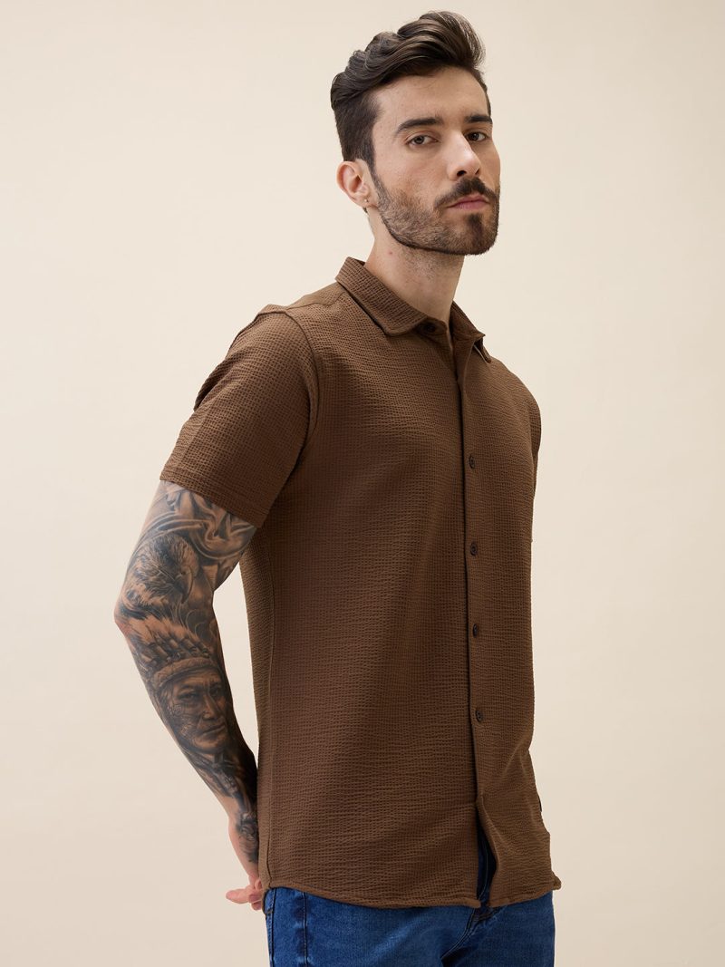 Status Quo Chest Striped Regular Fit Polo Tshirt