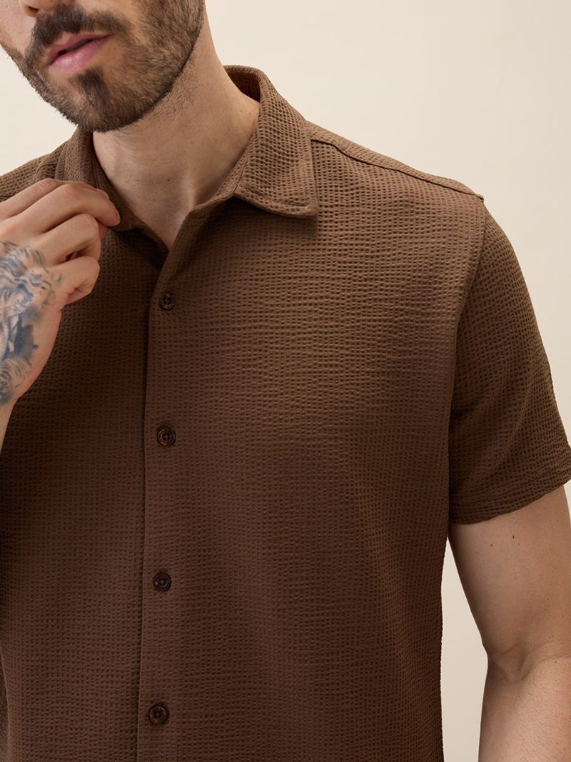 Status Quo Chest Striped Regular Fit Polo Tshirt