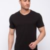 Mens Solid V Neck T-Shirt