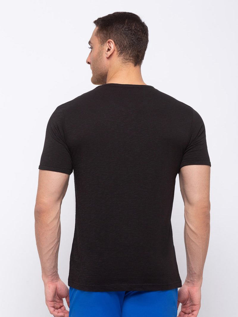 Mens Solid V Neck T-Shirt