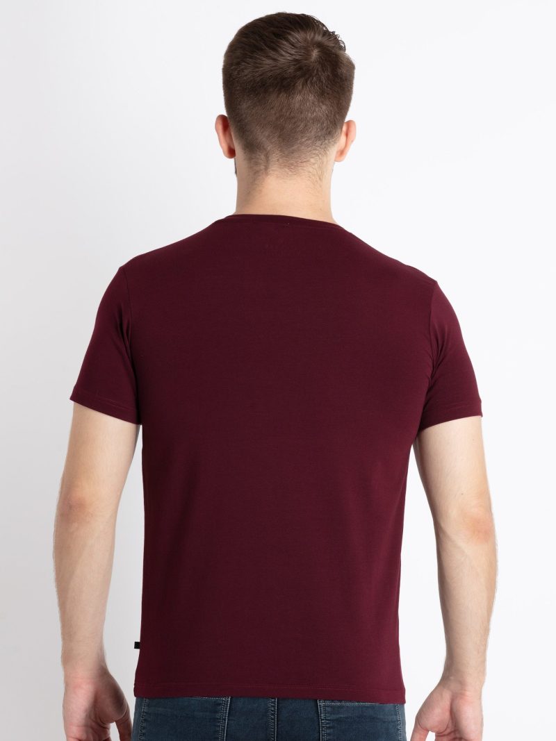 Mens Printed Round Neck T-Shirt