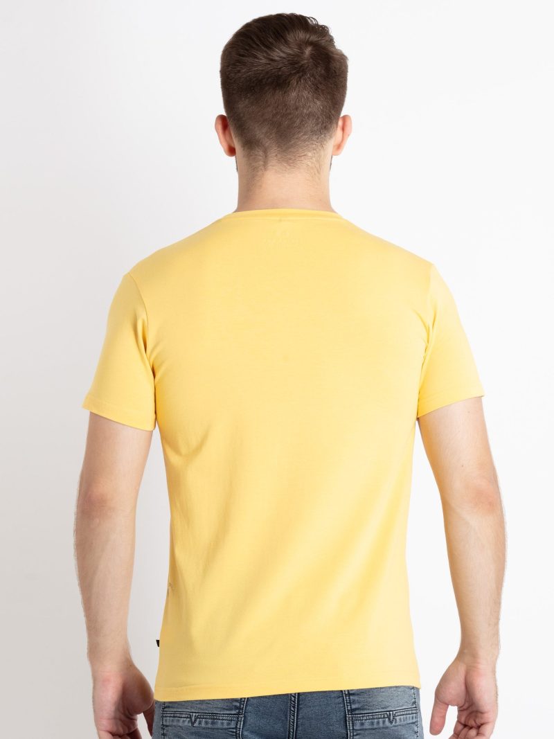 Mens Printed Round Neck T-Shirt