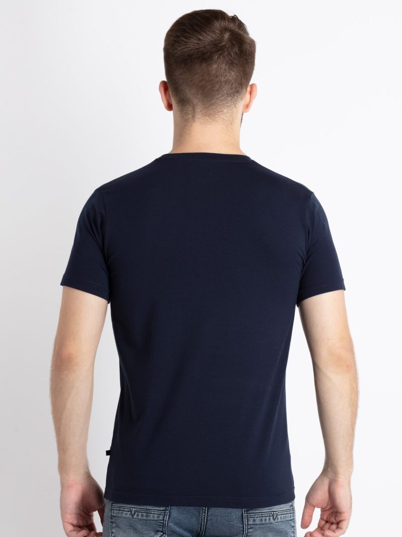 Mens Printed Round Neck T-Shirt