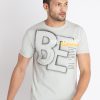 Mens Printed Round Neck T-Shirt