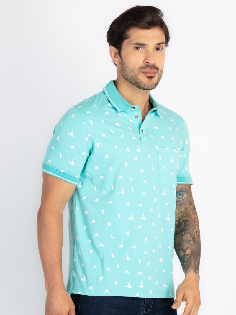 Status Quo Mens All Over Printed Polo T-Shirt