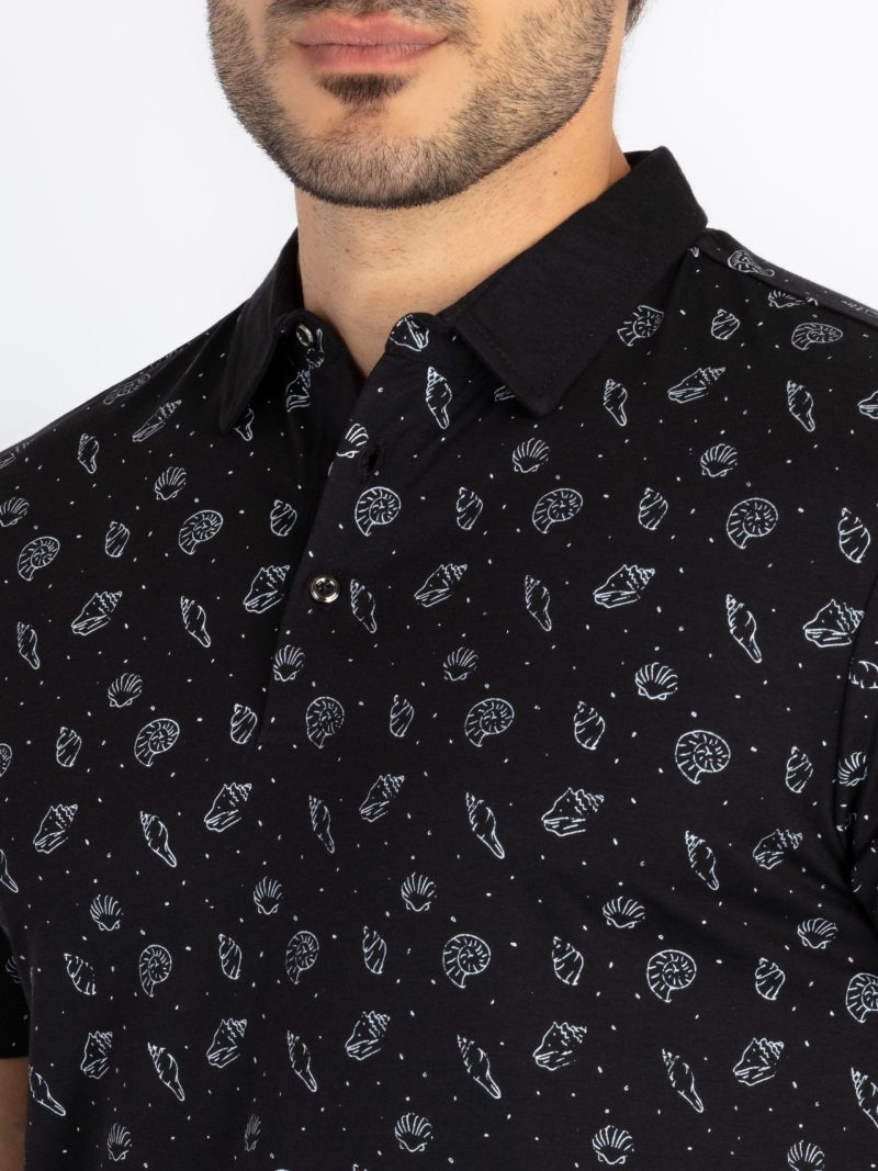 Status Quo Mens All Over Printed Polo T-Shirt