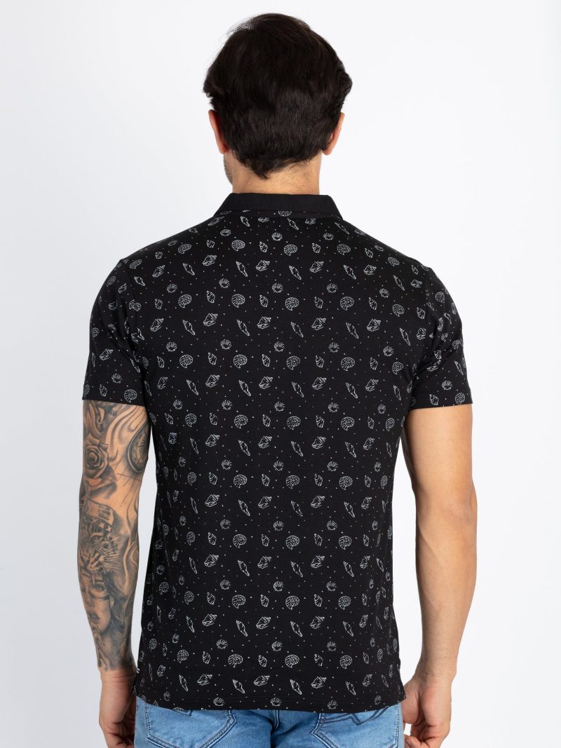 Status Quo Mens All Over Printed Polo T-Shirt