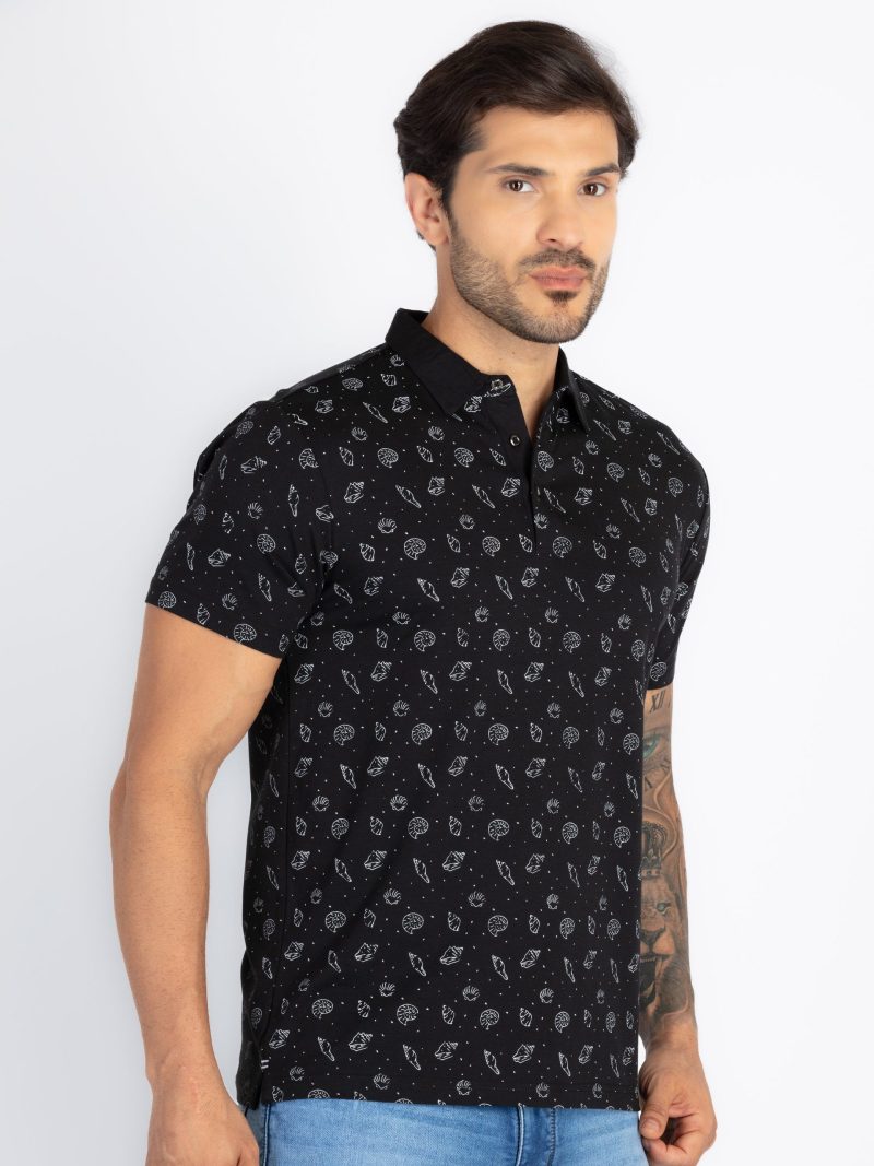 Status Quo Mens All Over Printed Polo T-Shirt
