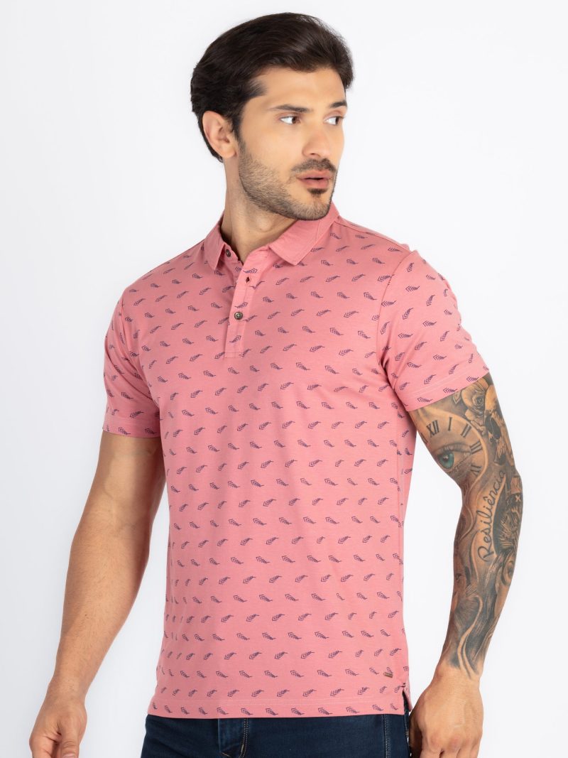 Mens All Over Printed Polo T-Shirt