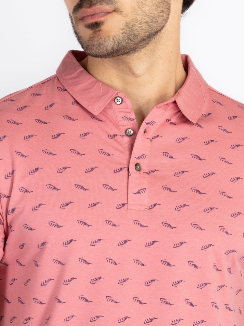 Mens All Over Printed Polo T-Shirt