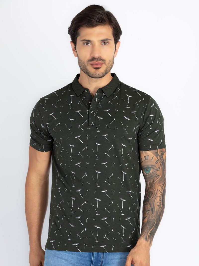 Status Quo Mens All Over Printed Polo T-Shirt