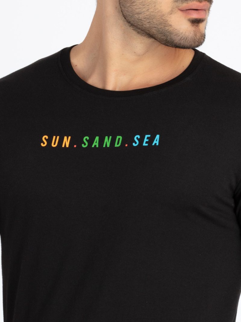 Status Quo Mens Front & Back Printed Round Neck T-Shirt