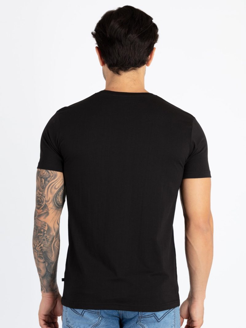 Mens Printed Round Neck T-Shirt