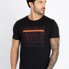 Mens Printed Round Neck T-Shirt