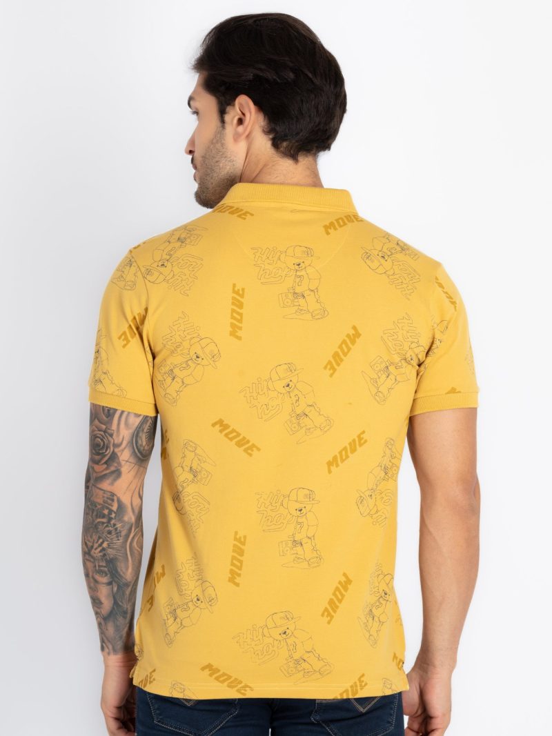 Status Quo Mens All Over Printed Polo T-Shirt