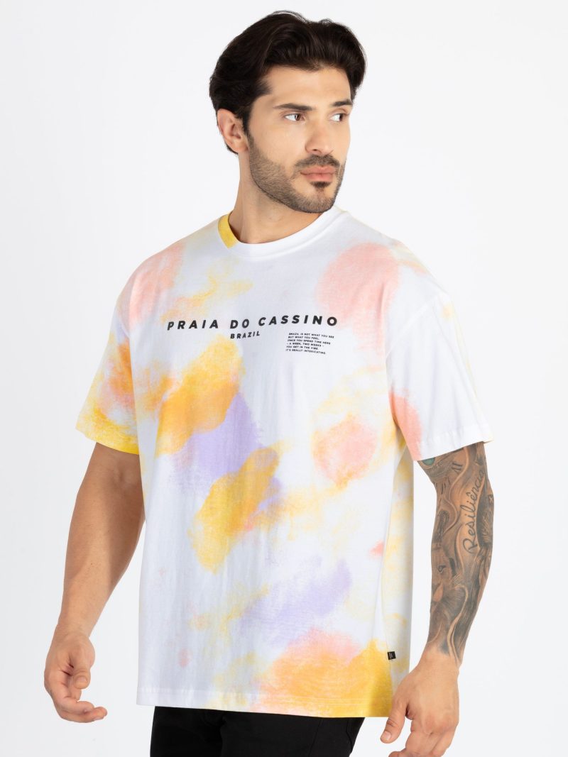 Status Quo Mens All Over Printed Oversized T-Shirt
