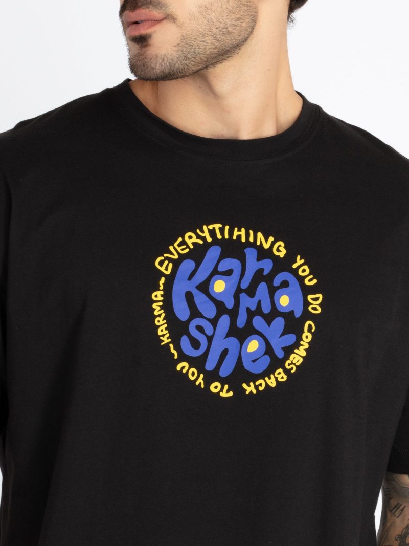 Mens Front & Back Printed Oversized T-Shirt