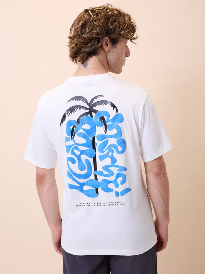 Status Quo Men'S Printed Round Neck Half Sleeves Oversized T-Shirt