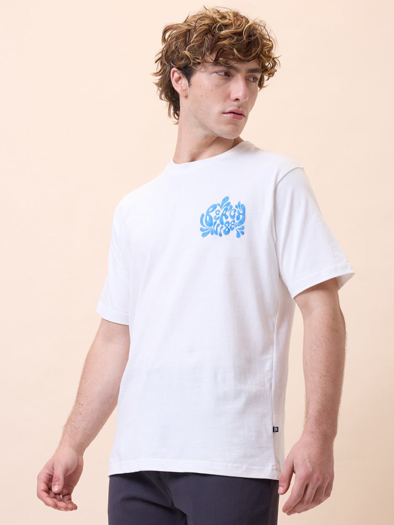 Status Quo Men'S Printed Round Neck Half Sleeves Oversized T-Shirt