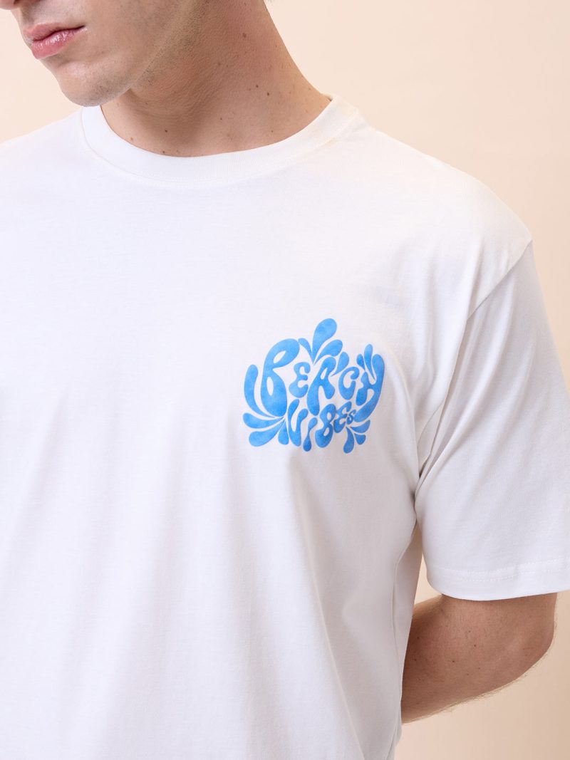 Status Quo Men'S Printed Round Neck Half Sleeves Oversized T-Shirt