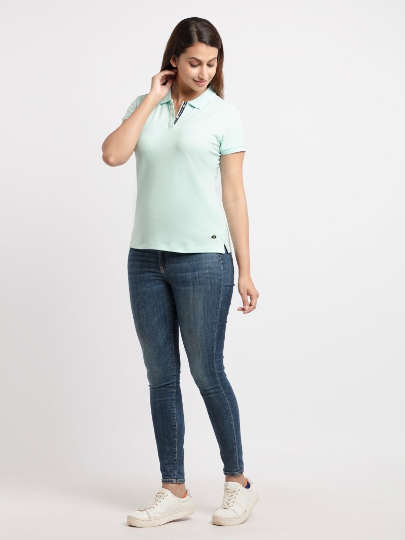 Status Quo Women Printed Round Neck Regular Fit Tshirt